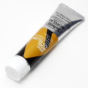 【廃番】ホルベイン アクリリックカラー AU241 ニッケルアゾイエロー (9号,40ml)