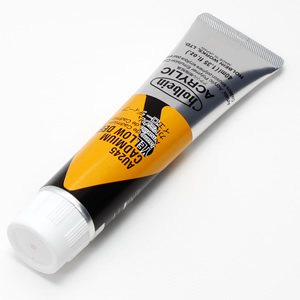 【廃番】ホルベイン アクリリックカラー AU245 カドミウムイエローディープ (9号,40ml)