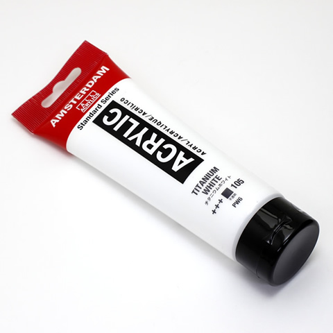 アムステルダムアクリリックカラー120ml 105チタニウムホワイト