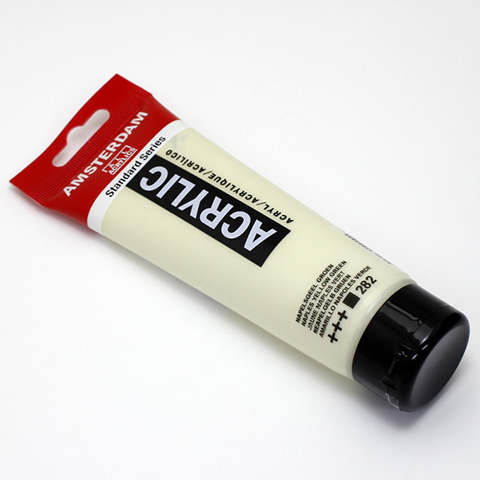 アムステルダムアクリリックカラー120ml 282ネープルスイエローグリーン