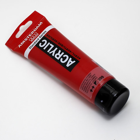アムステルダムアクリリックカラー120ml 399ナフトールレッドディープ