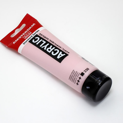 アムステルダムアクリリックカラー120ml 330ペルシャンローズ