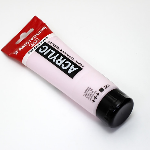 アムステルダムアクリリックカラー120ml 361ライトローズ