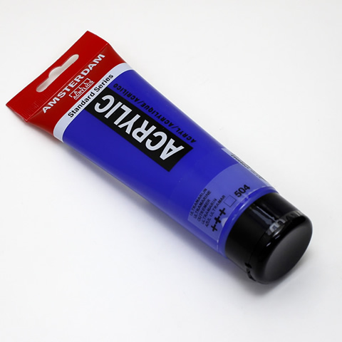 アムステルダムアクリリックカラー120ml 504ウルトラマリン