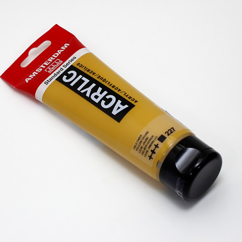 アムステルダムアクリリックカラー120ml 227イエローオーカー