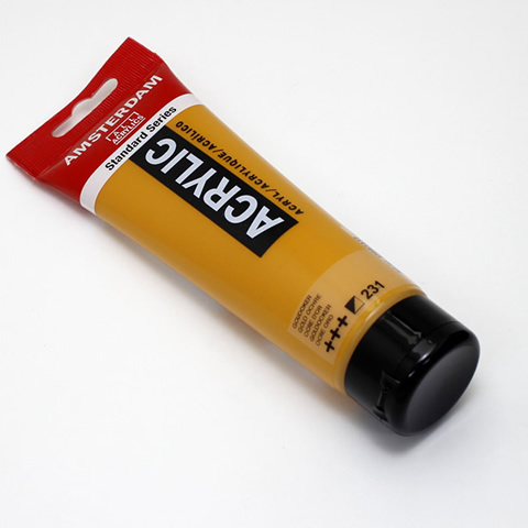 アムステルダムアクリリックカラー120ml 231ゴールドオーカー