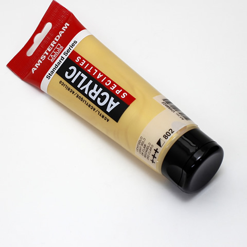 アムステルダムアクリリックカラー120ml 802ライトゴールド