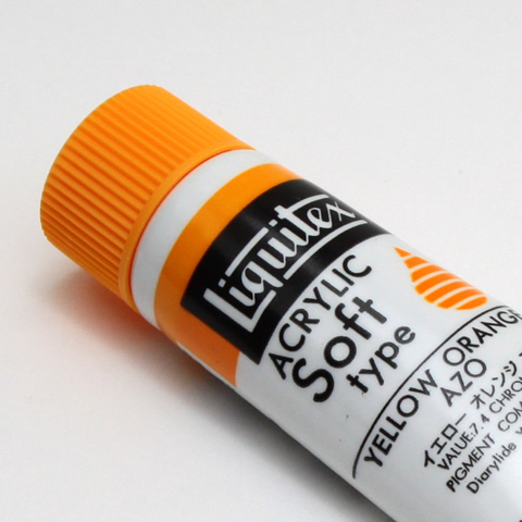 リキテックス ソフト 014 イエローオレンジアゾ (6号,20ml)