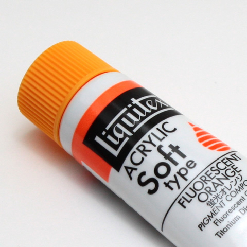 リキテックス ソフト 093 蛍光オレンジ (6号,20ml)