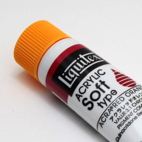 リキテックス ソフト 130 キナクリドンレッドオレンジ (6号,20ml)