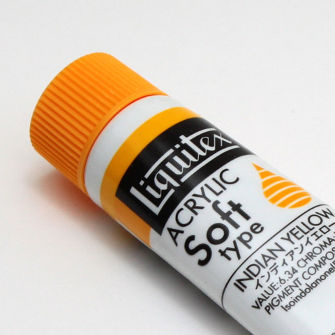 リキテックス ソフト 153 インディアンイエロー (6号,20ml)