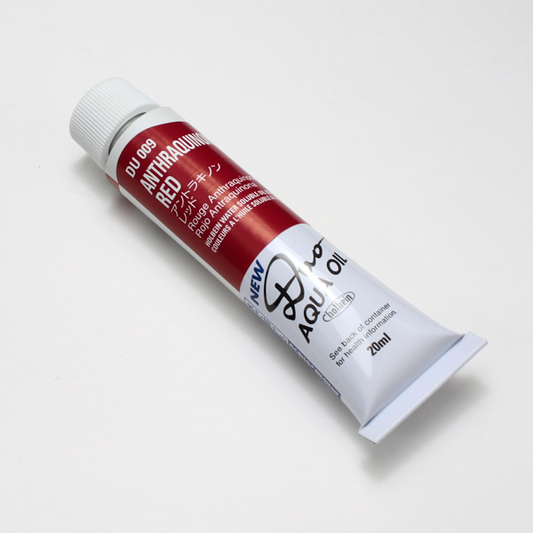 ホルベイン水可溶性油絵具DUO 009 アントラキノンレッド (6号)