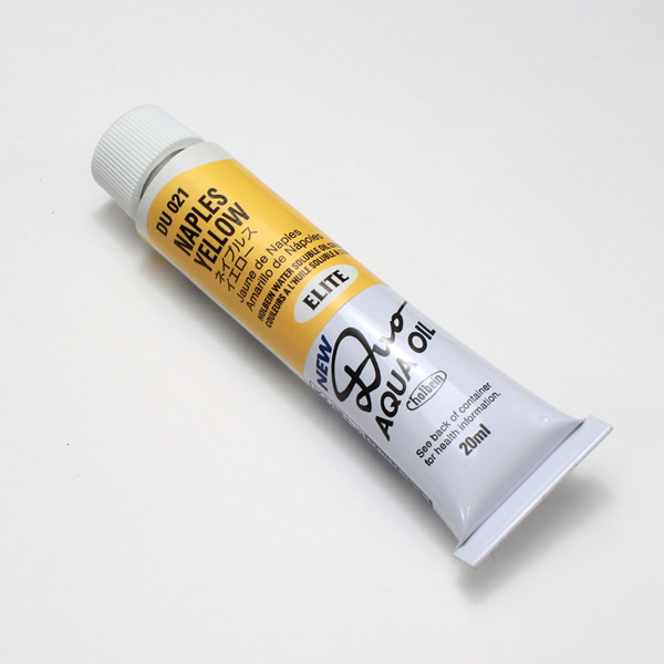 ホルベイン水可溶性油絵具DUO 021 ネイプルスイエロー (6号)