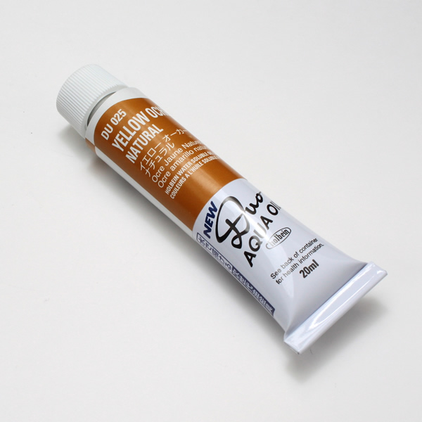 ホルベイン水可溶性油絵具DUO 025 イエローオーカーナチュラル (6号)