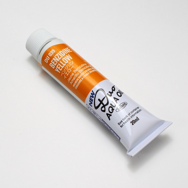 ホルベイン水可溶性油絵具DUO 039 ベンジジンイエロー (6号)