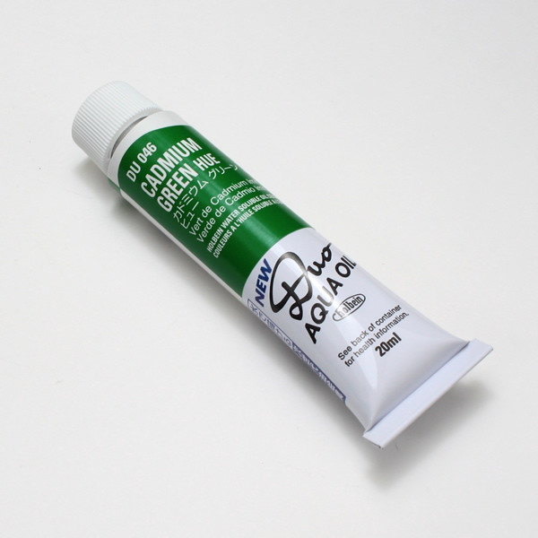 ホルベイン水可溶性油絵具DUO 046 カドミウムグリーンヒュー (6号)
