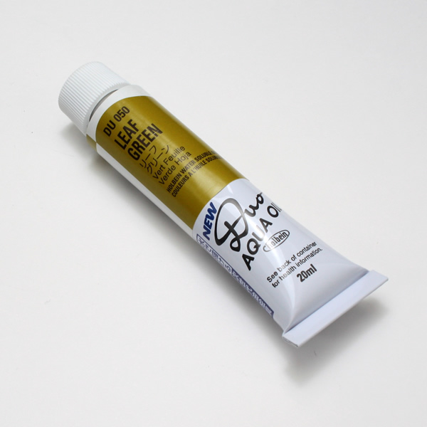 ホルベイン水可溶性油絵具DUO 050 リーフグリーン (6号)