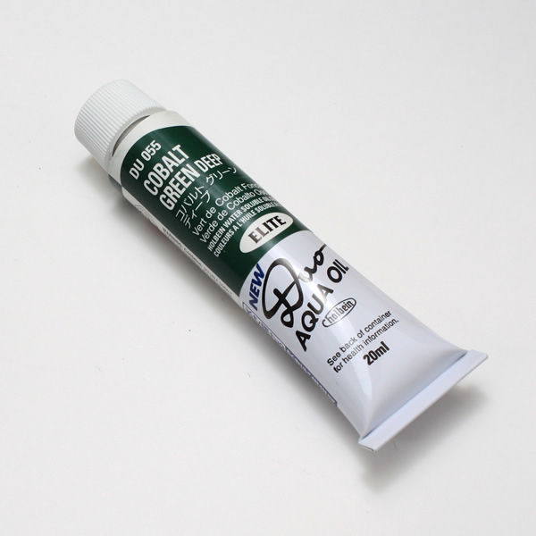 ホルベイン水可溶性油絵具DUO 055 コバルトグリーンディープ (6号)