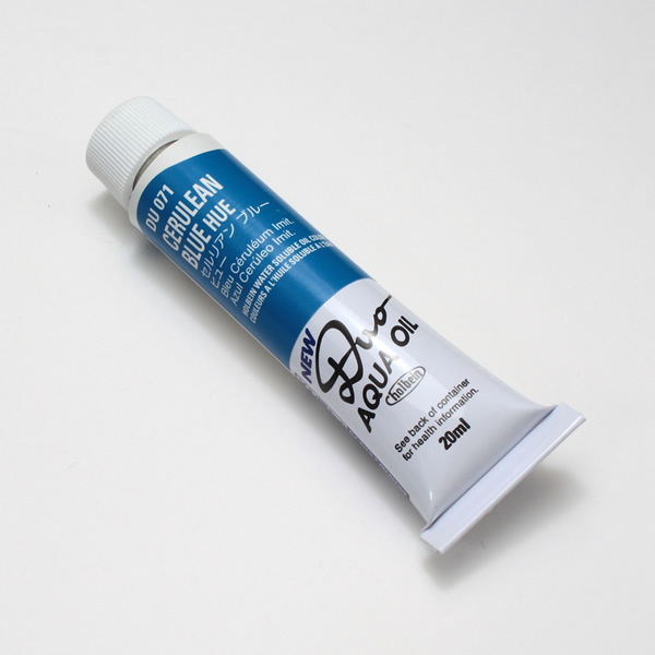 ホルベイン水可溶性油絵具DUO 071 セルリアンブルーヒュー (6号)