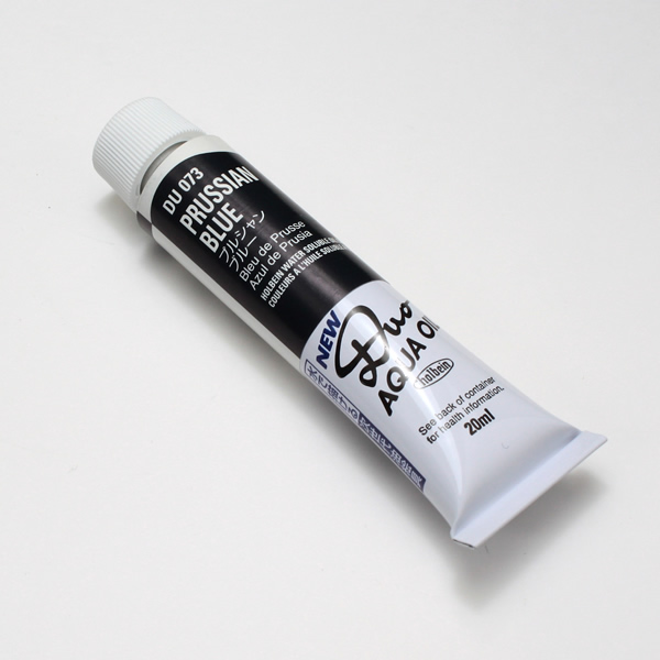 ホルベイン水可溶性油絵具DUO 073 プルシャンブルー (6号)