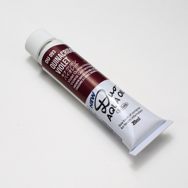 ホルベイン水可溶性油絵具DUO 093 キナクリドンバイオレット (6号)