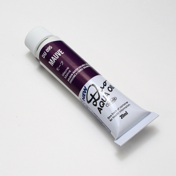 ホルベイン水可溶性油絵具DUO 095 モーブ (6号)