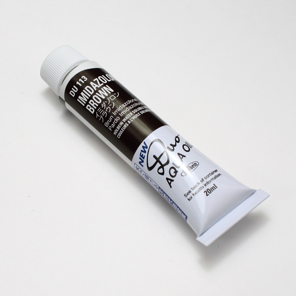 ホルベイン水可溶性油絵具DUO 113 イミダゾロンブラウン (6号)