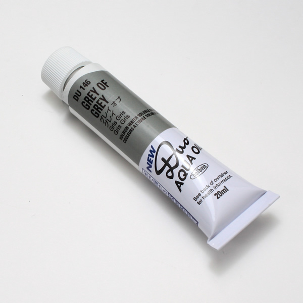 ホルベイン水可溶性油絵具DUO 146 グレイオブグレイ (6号)