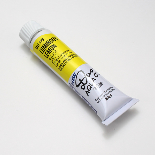 ホルベイン水可溶性油絵具DUO 173 ルミナスレモン (6号)