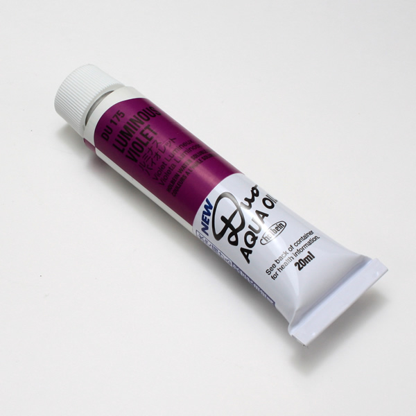 ホルベイン水可溶性油絵具DUO 175 ルミナスバイオレット (6号)