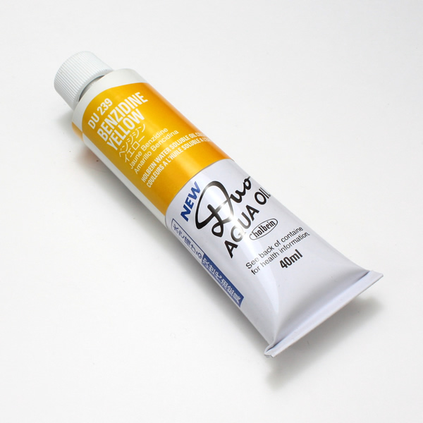 ホルベイン水可溶性油絵具DUO 239 ベンジジンイエロー (9号)