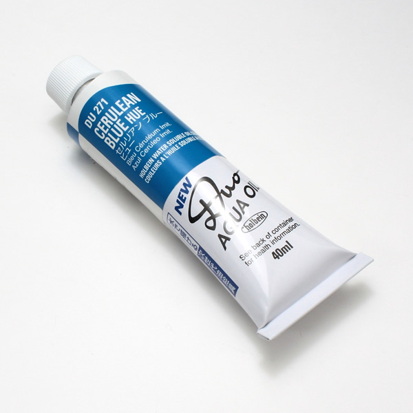 ホルベイン水可溶性油絵具DUO 271 セルリアンブルーヒュー (9号)