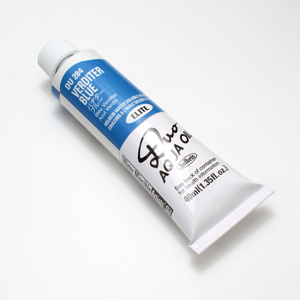 ホルベイン水可溶性油絵具DUO 284 バヂターブルー (9号)