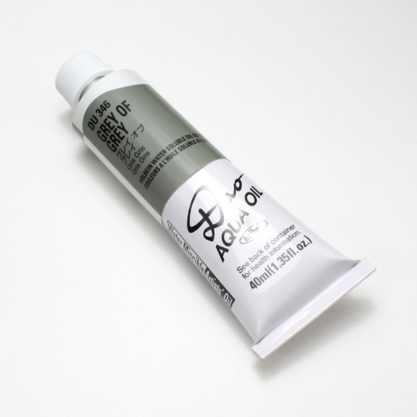 ホルベイン水可溶性油絵具DUO 346 グレイオブグレイ (9号)