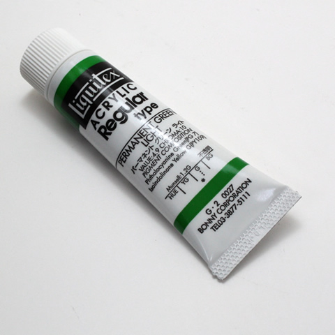 リキテックス レギュラー 027 パーマネントグリーンライト (6号,20ml)