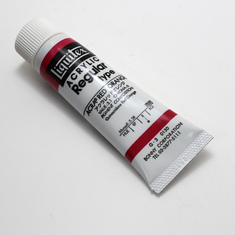リキテックス レギュラー 130 キナクリドンレッドオレンジ (6号,20ml)