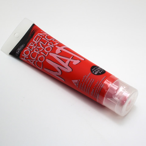 ホルベイン アクリル絵具 マットタイプ M003 バーミリオンヒュー (120ml)