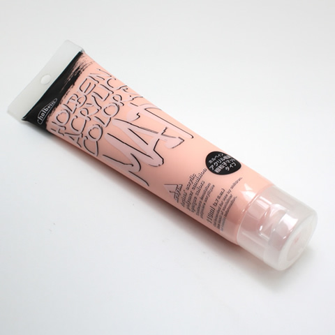 ホルベイン アクリル絵具 マットタイプ M004 シェルピンク (120ml)