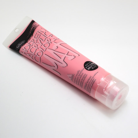 ホルベイン アクリル絵具 マットタイプ M005 ブリリアントピンク (120ml)