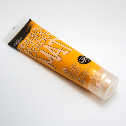 ホルベイン アクリル絵具 マットタイプ M013 ディープイエロー (120ml)