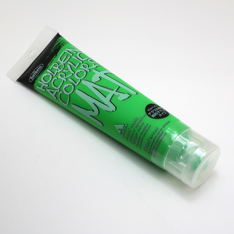 ホルベイン アクリル絵具 マットタイプ M021 ライトグリーン (120ml)