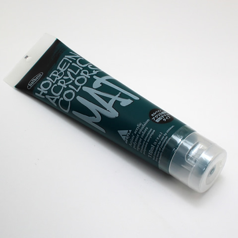 ホルベイン アクリル絵具 マットタイプ M024 ビリジャンヒュー (120ml)