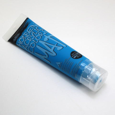 ホルベイン アクリル絵具 マットタイプ M033 セルリアンブルーヒュー (120ml)