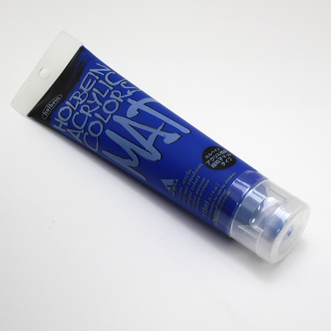 ホルベイン アクリル絵具 マットタイプ M034 ウルトラマリンディープ (120ml)