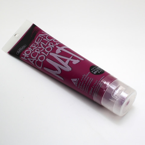 ホルベイン アクリル絵具 マットタイプ M042 ローズバイオレット (120ml)