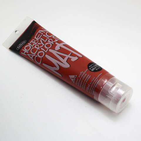 ホルベイン アクリル絵具 マットタイプ M054 バーントシェンナ (120ml)