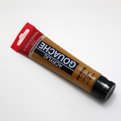 アムステルダムアクリリックガッシュ70ml 234 ローシェンナー