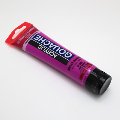 アムステルダムアクリリックガッシュ70ml 392 リフレックスマゼンタ