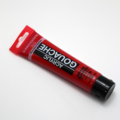 アムステルダムアクリリックガッシュ70ml 396 ナフソールレッドミディアム