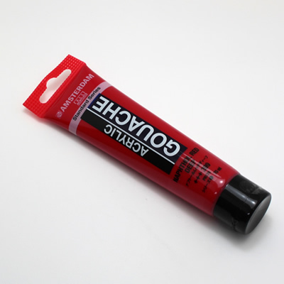 アムステルダムアクリリックガッシュ70ml 399 ナフトールレッドディープ
